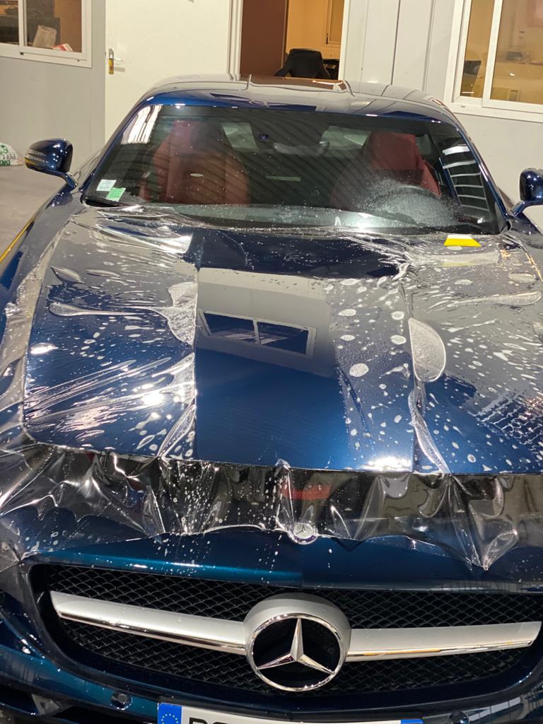 Film de protection sur Mercedes SLS